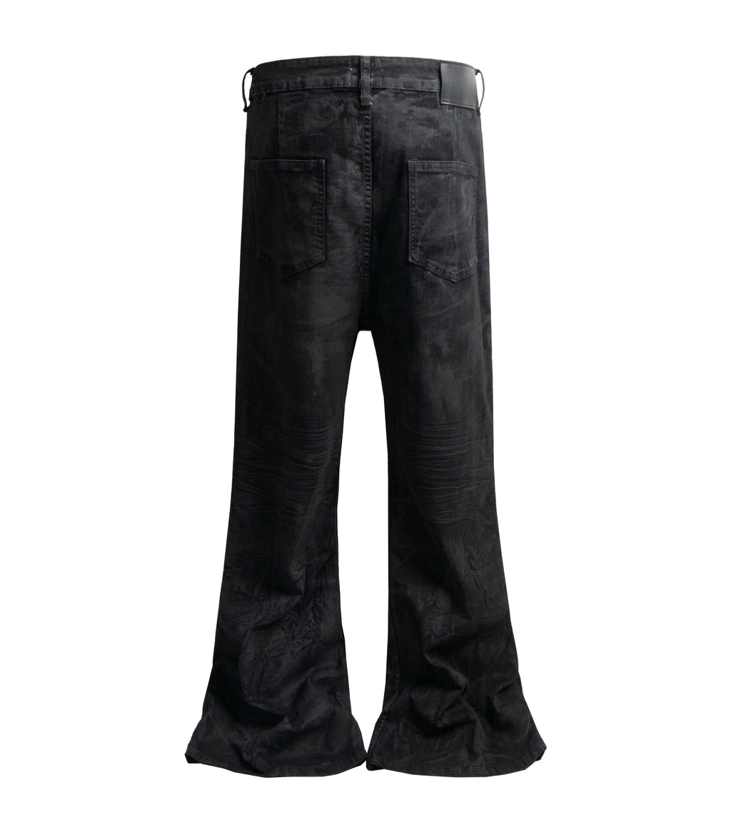 DOUBLE KNEE FLARE DENIM