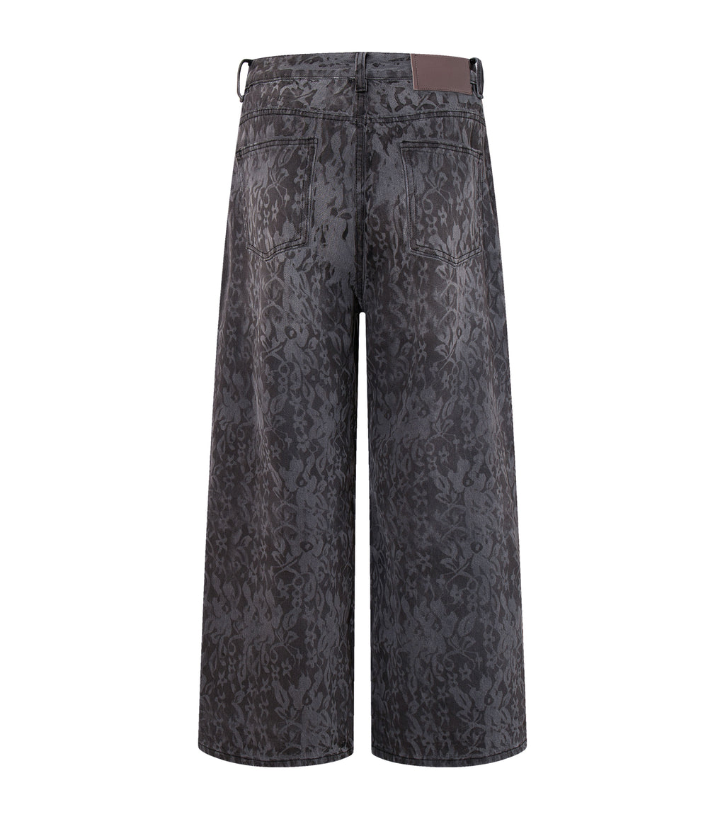 NOIR FLORAL DENIM